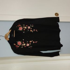 Women's Embroidery Buttondown Shirt - 100% COTTON